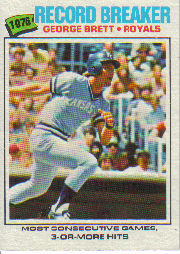 1977 Topps Baseball Cards      231     George Brett RB